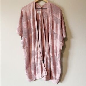 Lululemon Find Your Light Wrap Heathered Vintage Mauve Pink One Size Open Mesh